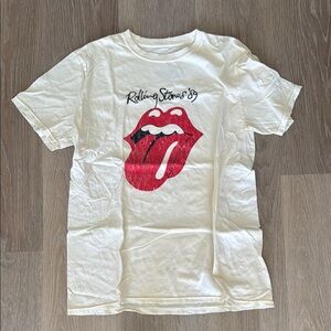 Rolling Stones Men’s White T-Shirt - Large